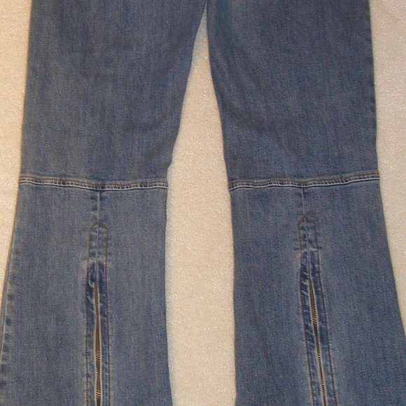 AB 2502 Arden B (Size 10 Long) Distress Spandex   Denim (Palazzo Leg) - Picture 13 of 16